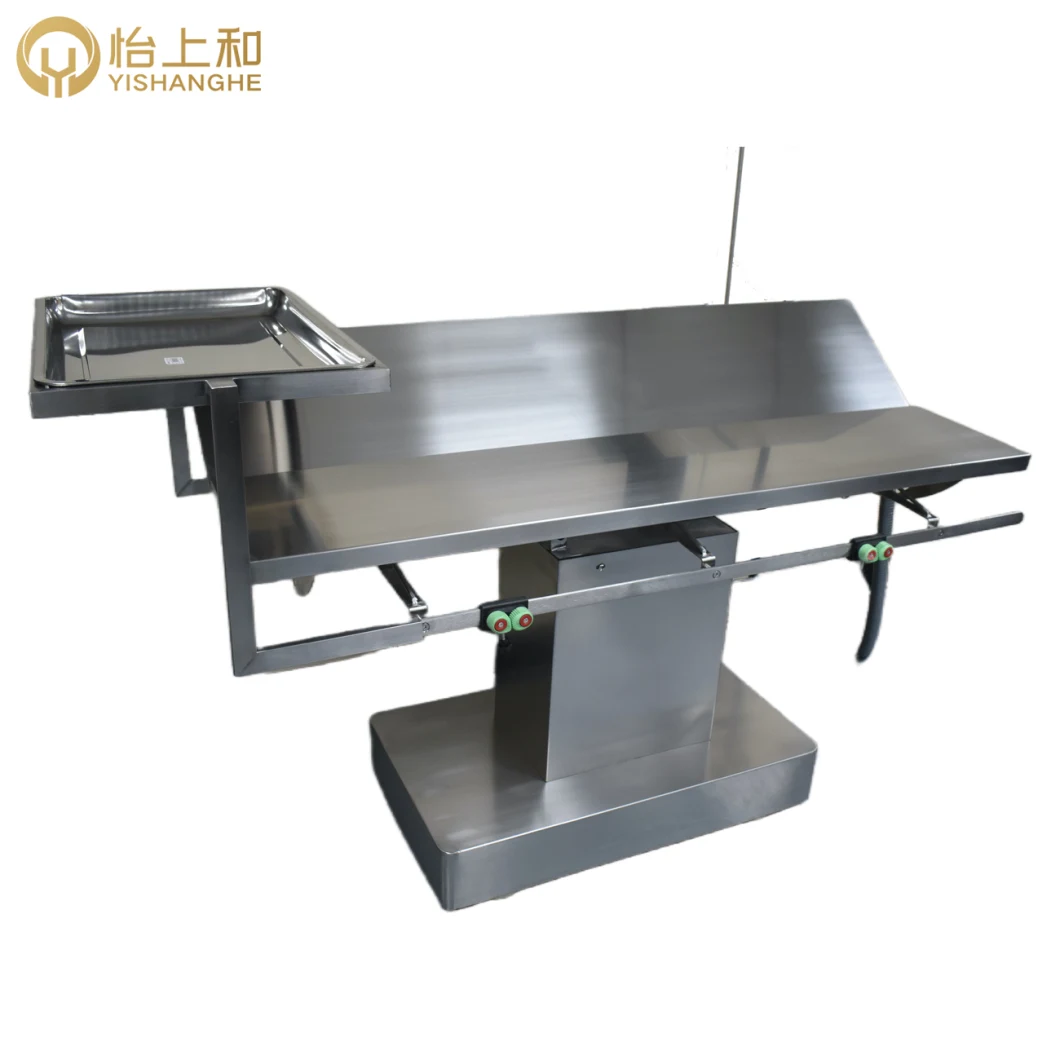 Surgical Medical Electric Veterinary Stainless Steel Operating Operation Table for Dog Cat Small Animal Vet Hospital